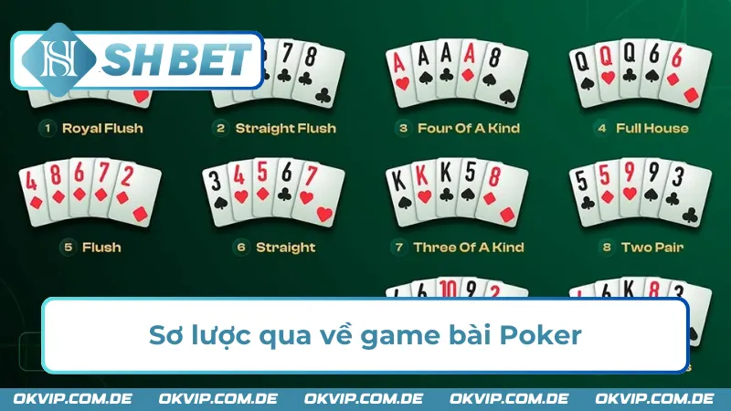 Thông tin cơ bản về game bài Poker SHBET