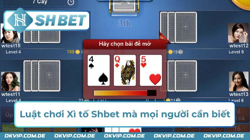 Luật chơi Xì tố tại SHBET